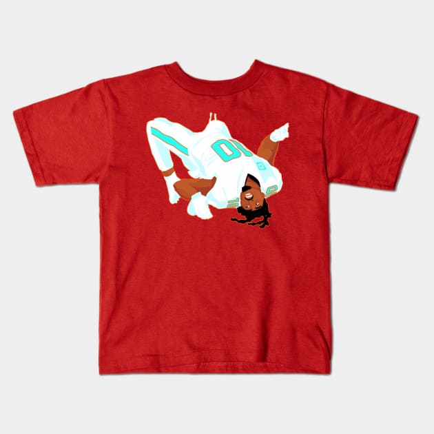 Tyreek Hill 10 Kids T-Shirt by Qrstore